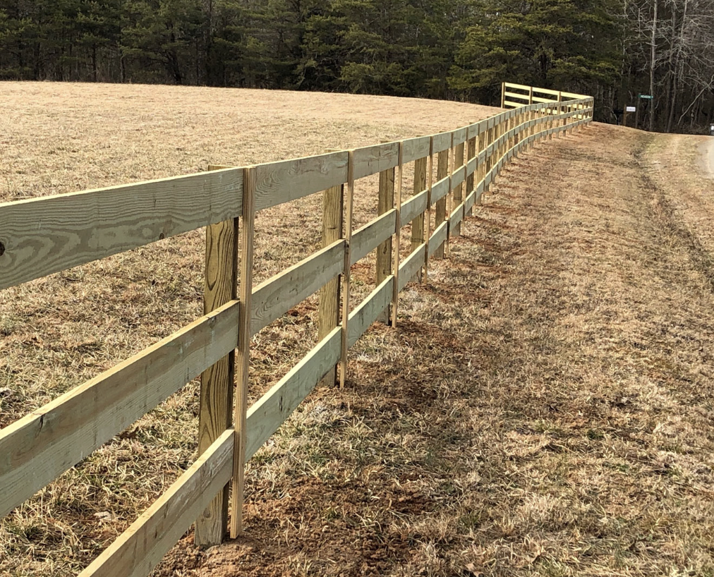 Completed fence project