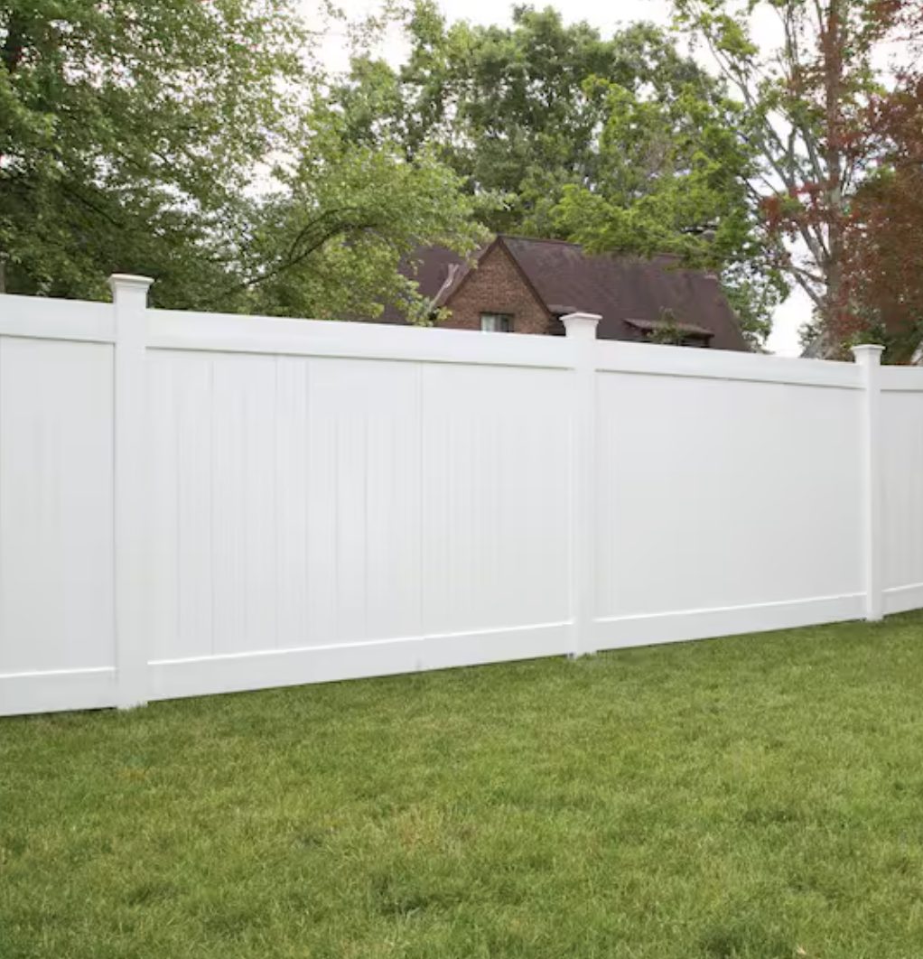 Vinyl fence